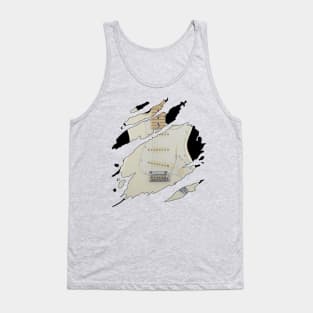 White Stratocaster Soul Tank Top